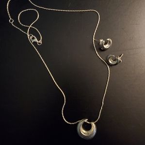 🌠3/$12 or FREE🌠 silver moon necklace & ea